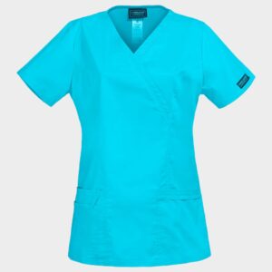 Дамска медицинска туника CHEROKEE WRAP TURQUOISE WWE4728