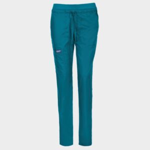 XS - Дамски медицински панталон CHEROKEE MR TAPERED CARIBBEAN BLUE WWE105
