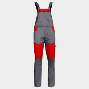 66 - Работен полугащеризон EOS STRETCH RED/GREY