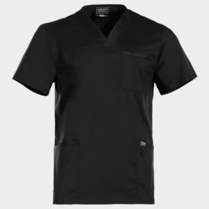XS - Мъжка медицинска туника CHEROKEE V-NECK BLACK WWE670