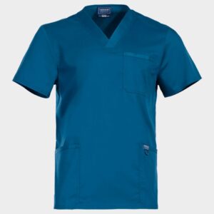 XS - Мъжка медицинска туника CHEROKEE V-NECK CARIBBEAN BLUE WWE670