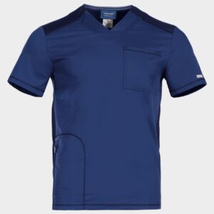 Мъжка медицинска туника CHEROKEE V-NECK DARK BLULE WWE603