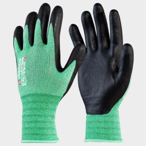 10 - Ръкавици топени в микропяна NITRIUM GREEN FLX-О22