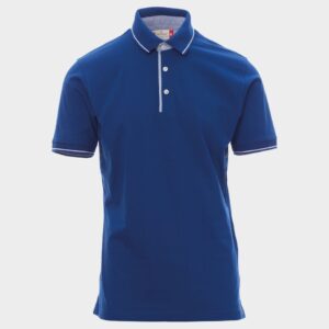 5XL - Тениска с яка PAYPER CAMBRIDGE ROYAL BLUE