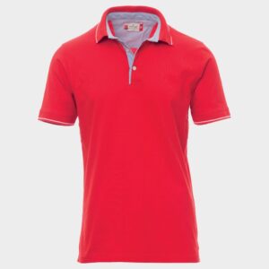 M - Тениска с яка PAYPER CAMBRIDGE RED