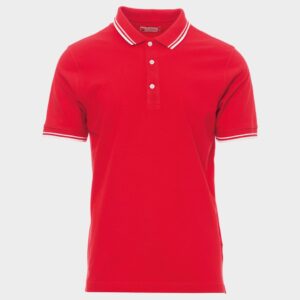 5XL - Тениска с яка PAYPER SKIPPER RED