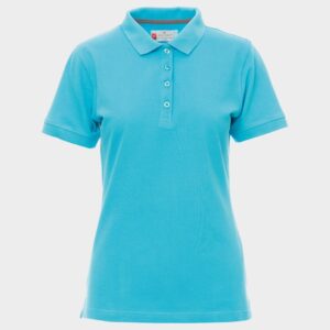 XS - Дамска тениска с яка PAYPER VENICE ATOLL BLUE