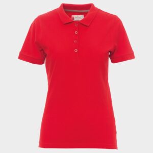 XS - Дамска тениска с яка PAYPER VENICE RED