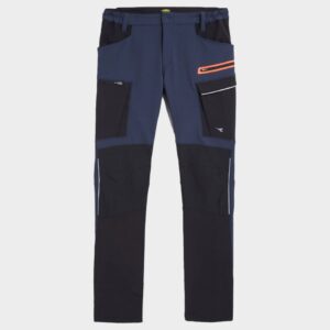 M - Работен панталон DIADORA PANT HYBRID CARGO BLACK/BLUE