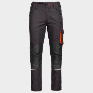 66 - Работен панталон KASTOR STRETCH GREY/ORANGE