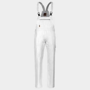 M - Работен полугащеризон PLUTON T/C WHITE
