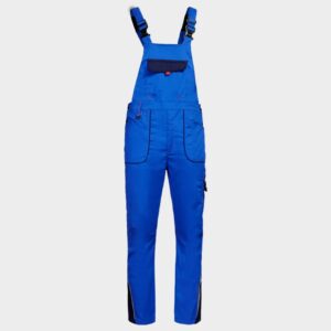 58 - Работен полугащеризон PRISMA LIGHT STRETCH ROYAL BLUE/NAVY