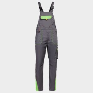 58 - Работен полугащеризон PRISMA LIGHT STRETCH GREY/GREEN