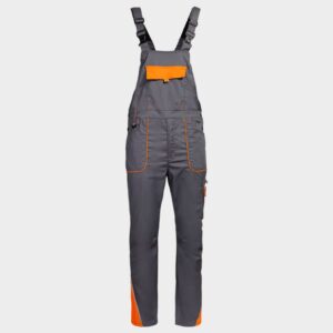 58 - Работен полугащеризон PRISMA LIGHT STRETCH GREY/ORANGE