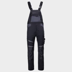 58 - Работен полугащеризон REVOLT 4STRETCH BLACK/DARK GREY/GREY