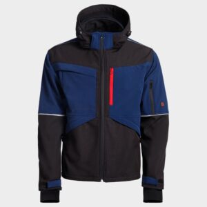 XS - Софтшел яке PRISMA SOFTSHELL 2.0 BLACK/DARK BLUE
